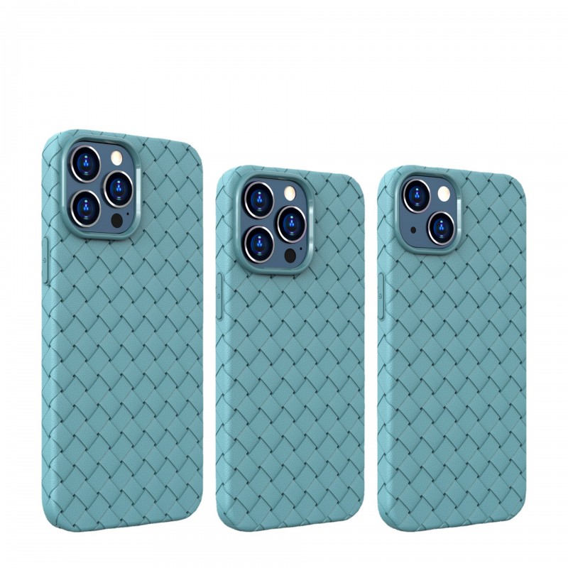 Woven Texture Full Coverage Phone Case with Heat Dissipation